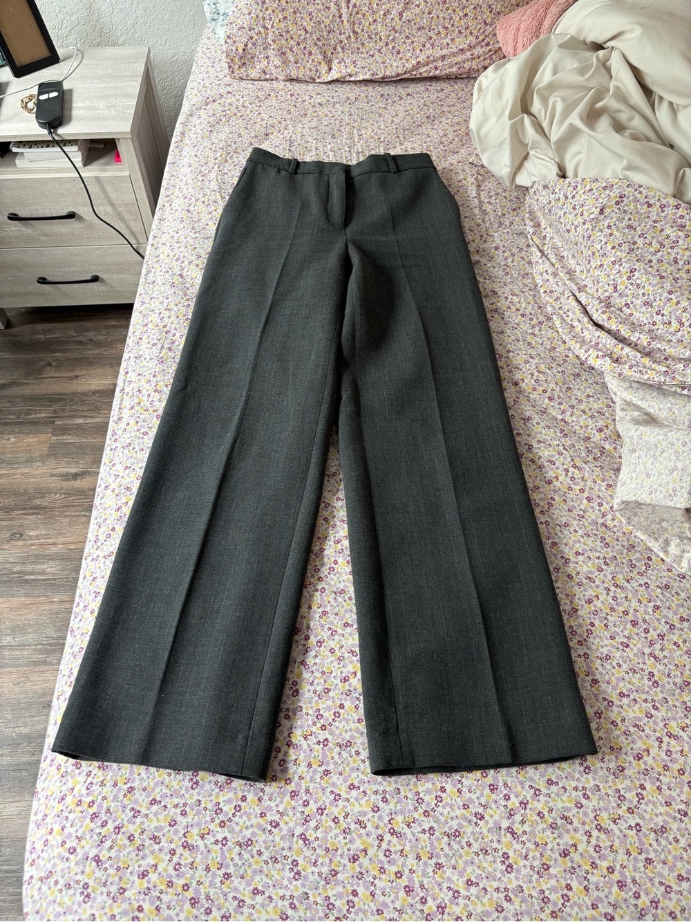 Aritzia Babaton heather dark grey the agency Pants